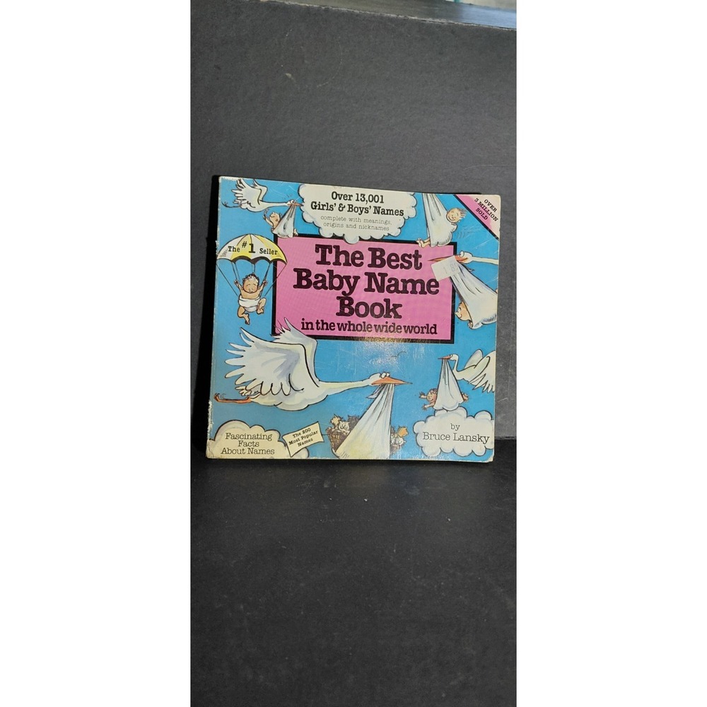 classic vintage edition The Best Baby Name Book in the Whole Wide World USED OLD